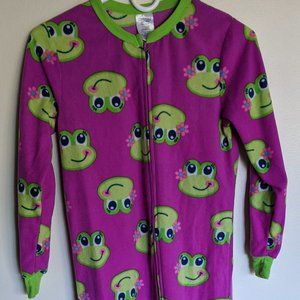 Girls' Frog Pajama Fleece Onesie